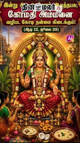 Aadi Tuesday and Aadi Thapasu: Worship Gomathi Amman for blessings