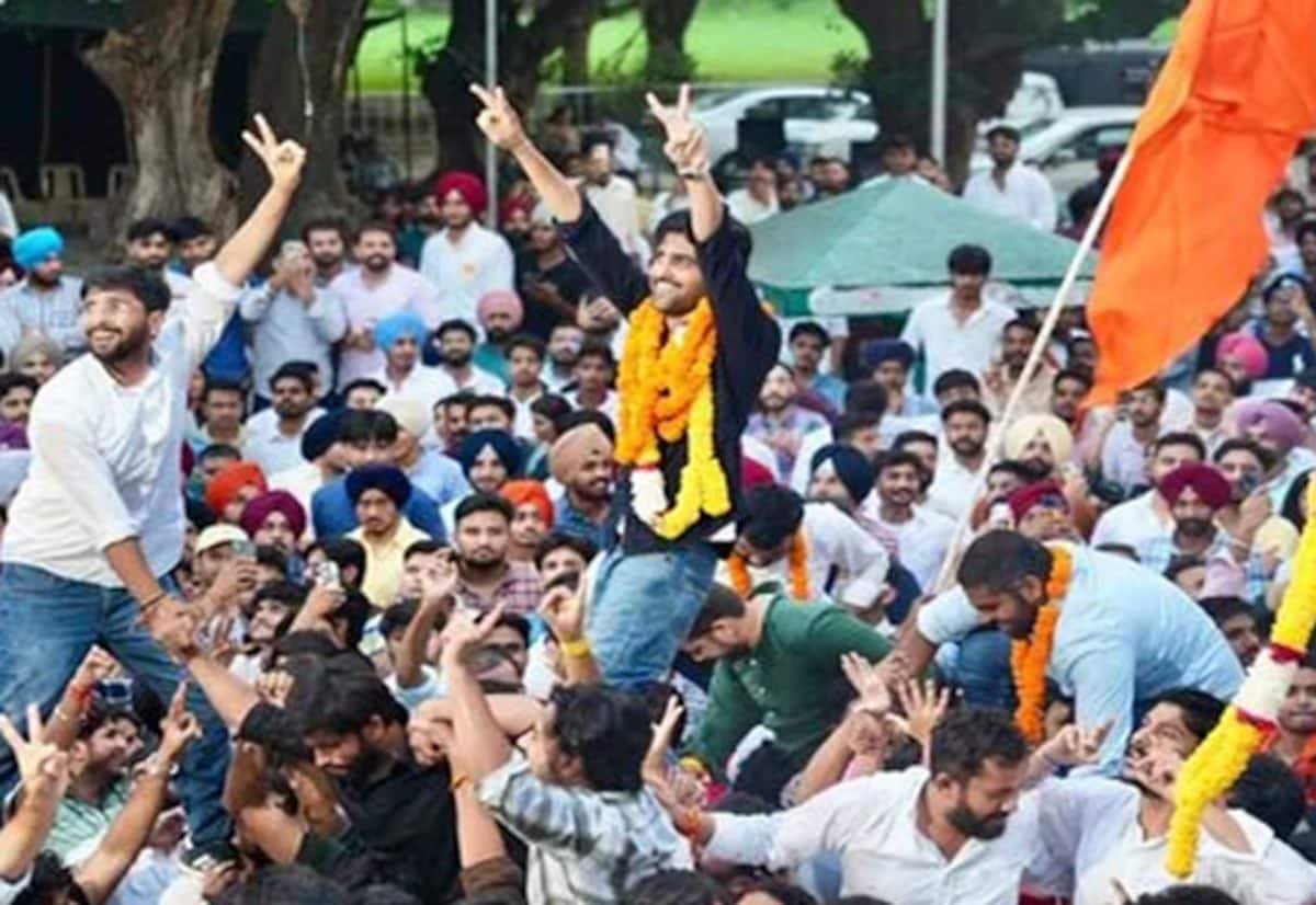 ABVP wins Punjab University student union president post again