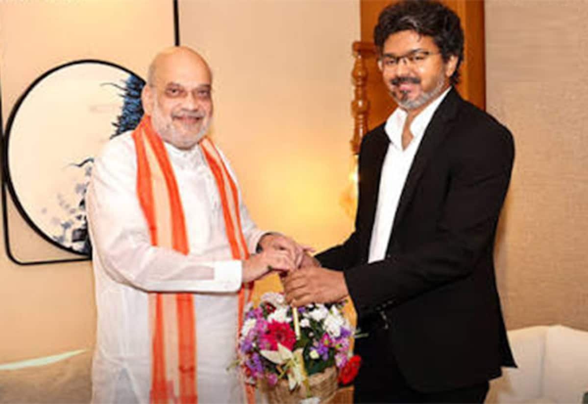 சென்னையில் அமித் ஷா: தென் மாநில முதல்வர்கள் மாநாட்டுக்கு முன் முதல்வர் விஜயுடன் சந்திப்பு