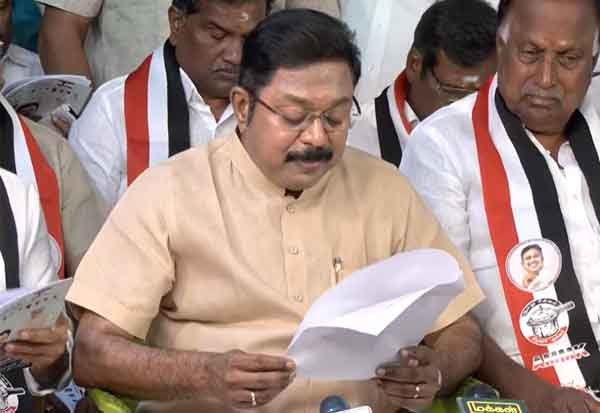 Dinakaran releases AMMK’s 11-candidate list for Assembly polls