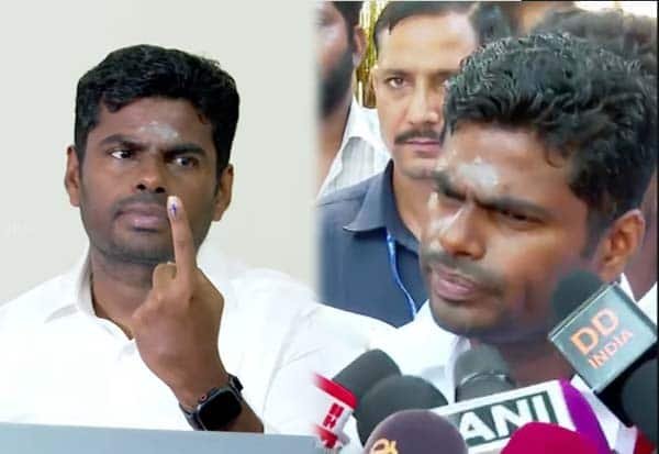 Annamalai explains his white shirt-khaki pants after casting vote in Coimbatore