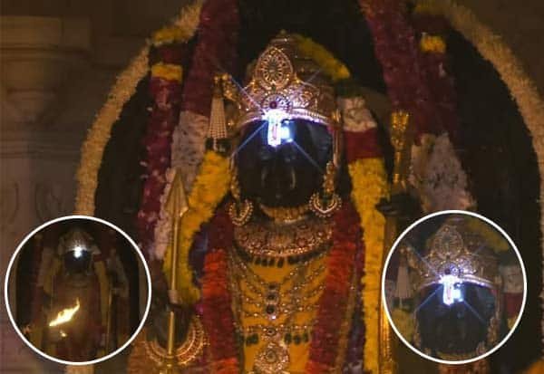 Sunlight forms ‘Surya Tilak’ on Ram idol during Rama Navami in Ayodhya