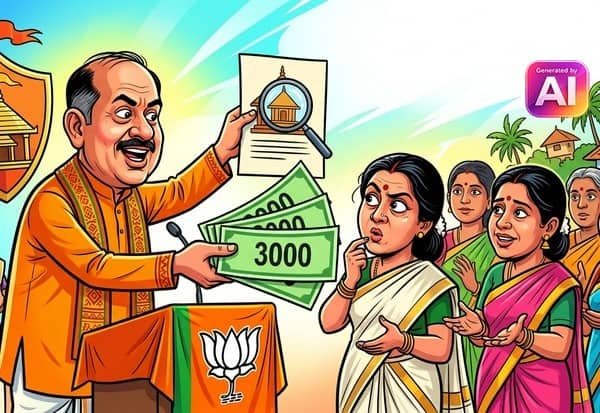 BJP manifesto for Kerala promises ₹3,000 monthly aid for women