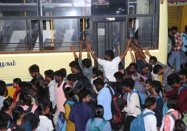 Voters stranded as buses fall short; calls to extend polling hours