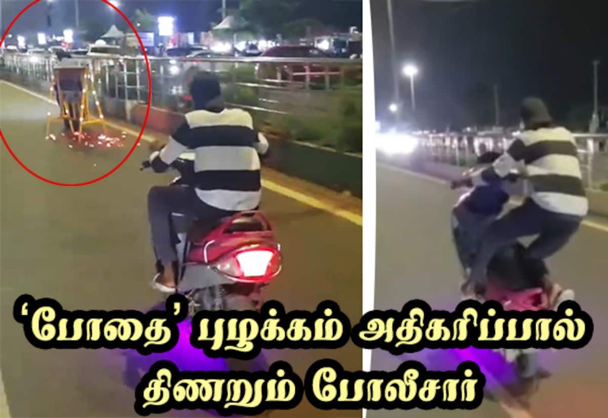 Bike racing and wheeling return in Chennai; barricade dragged on road