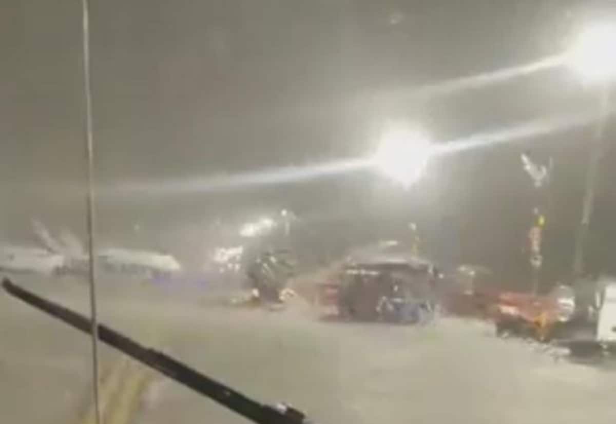 Heavy overnight rain in Chennai disrupts flights, causes delays