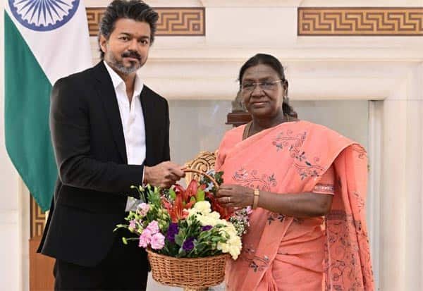 CM Vijay meets President Murmu during Delhi visit