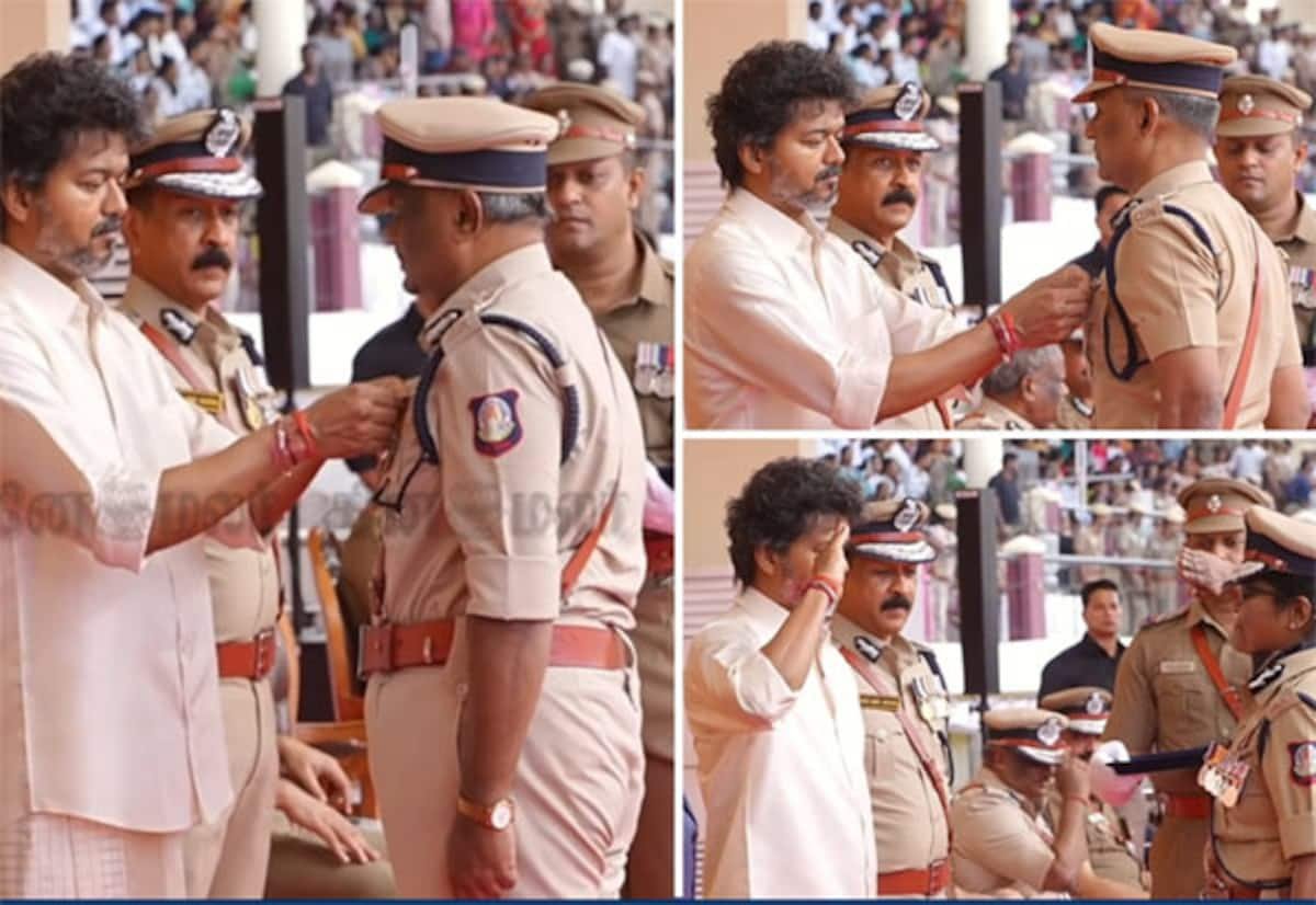 CM Vijay presents medals to 665 police officers in Chennai
