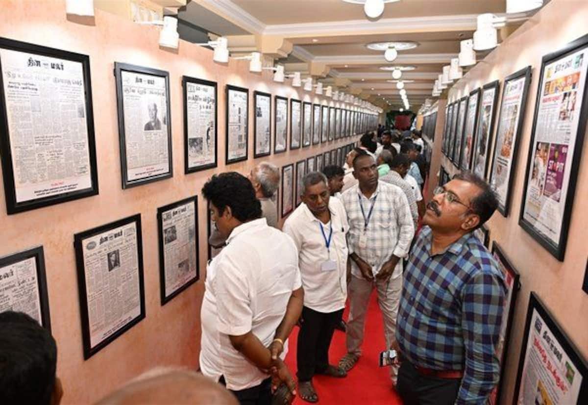 ‘தினமலர்’ 75ம் ஆண்டு பவள விழா கண்காட்சி: முக்கால் நூற்றாண்டு செய்திச் சுவடுகள்
