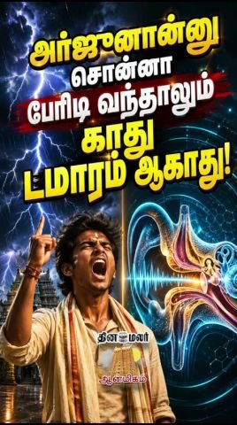 தினமலர் ஷார்ட்: ‘அர்ஜுனா’ என்ற பெயரைச் சொன்னால் மனம் அசையாது என்ற பக்திச் சொல்