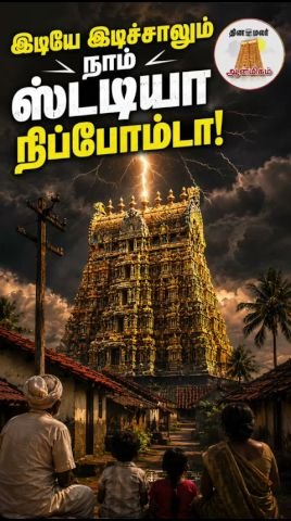 Dinamalar releases short video titled 'We’ll stand steady even in thunder'