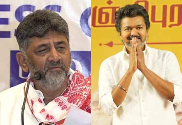 DK Shivakumar calls Vijay an ‘immature politician’ in Chennai
