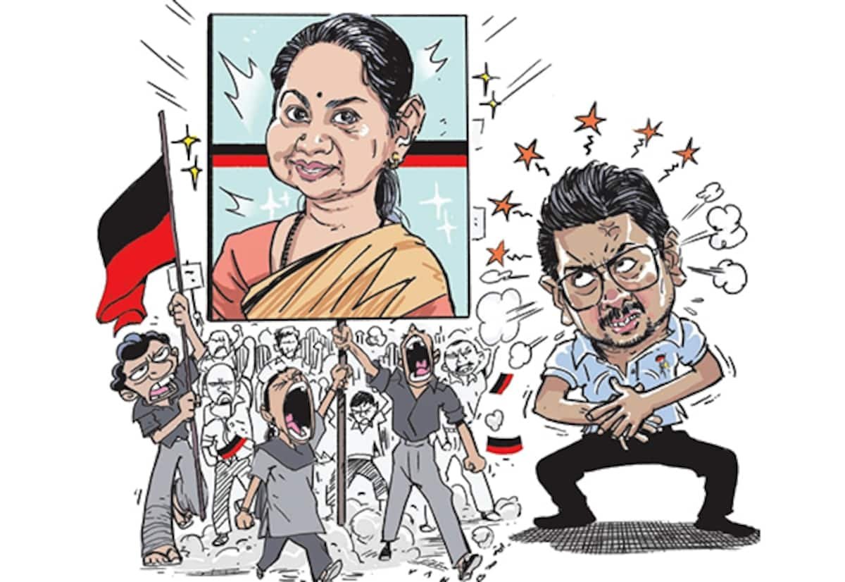 DMK Student Wing shifts under Kanimozhi’s influence; Udhayanidhi upset