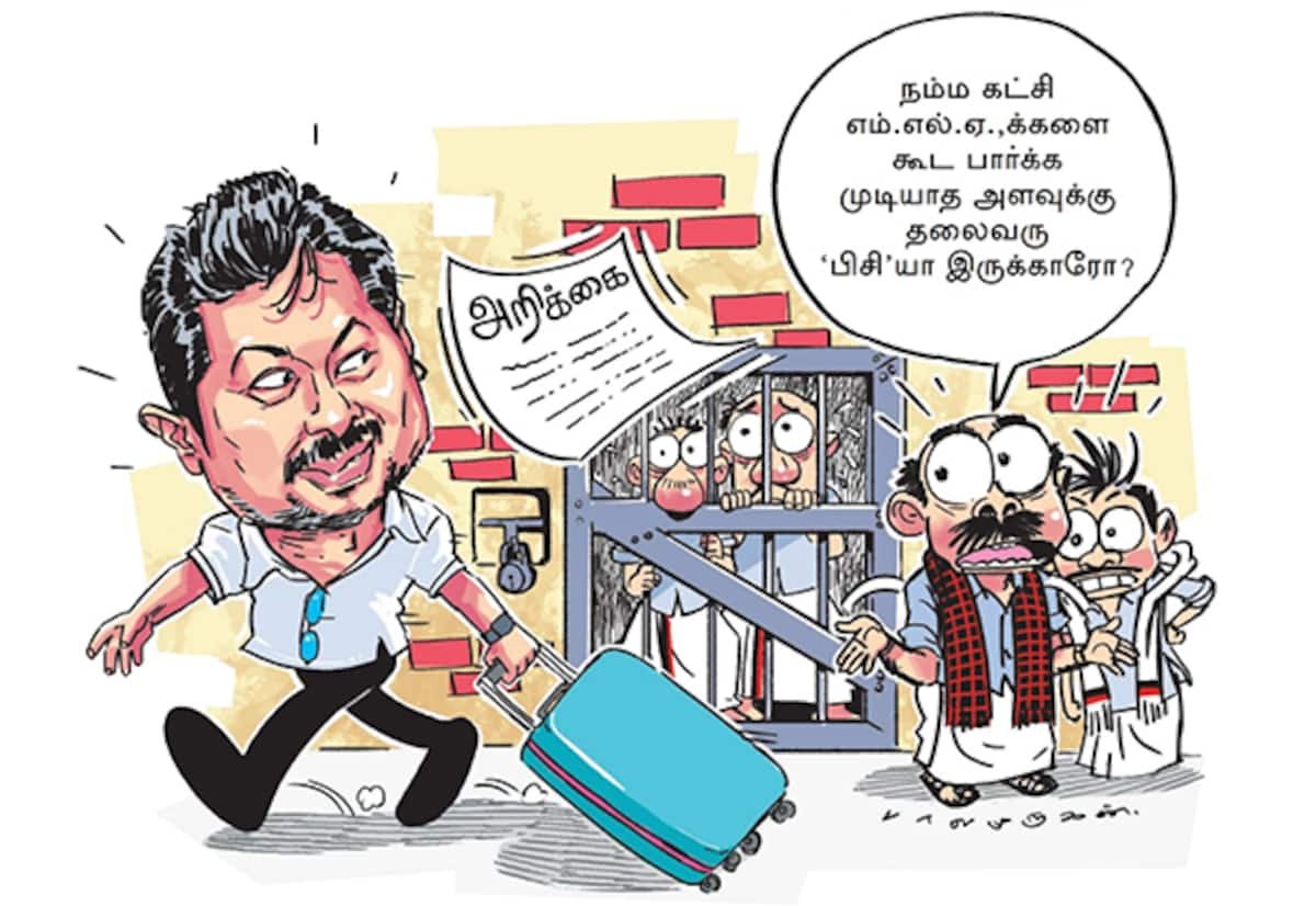 கைதான திமுக எம்.எல்.ஏ.க்களை சந்திக்காத உதயநிதி; நிர்வாகிகள் அதிருப்தி