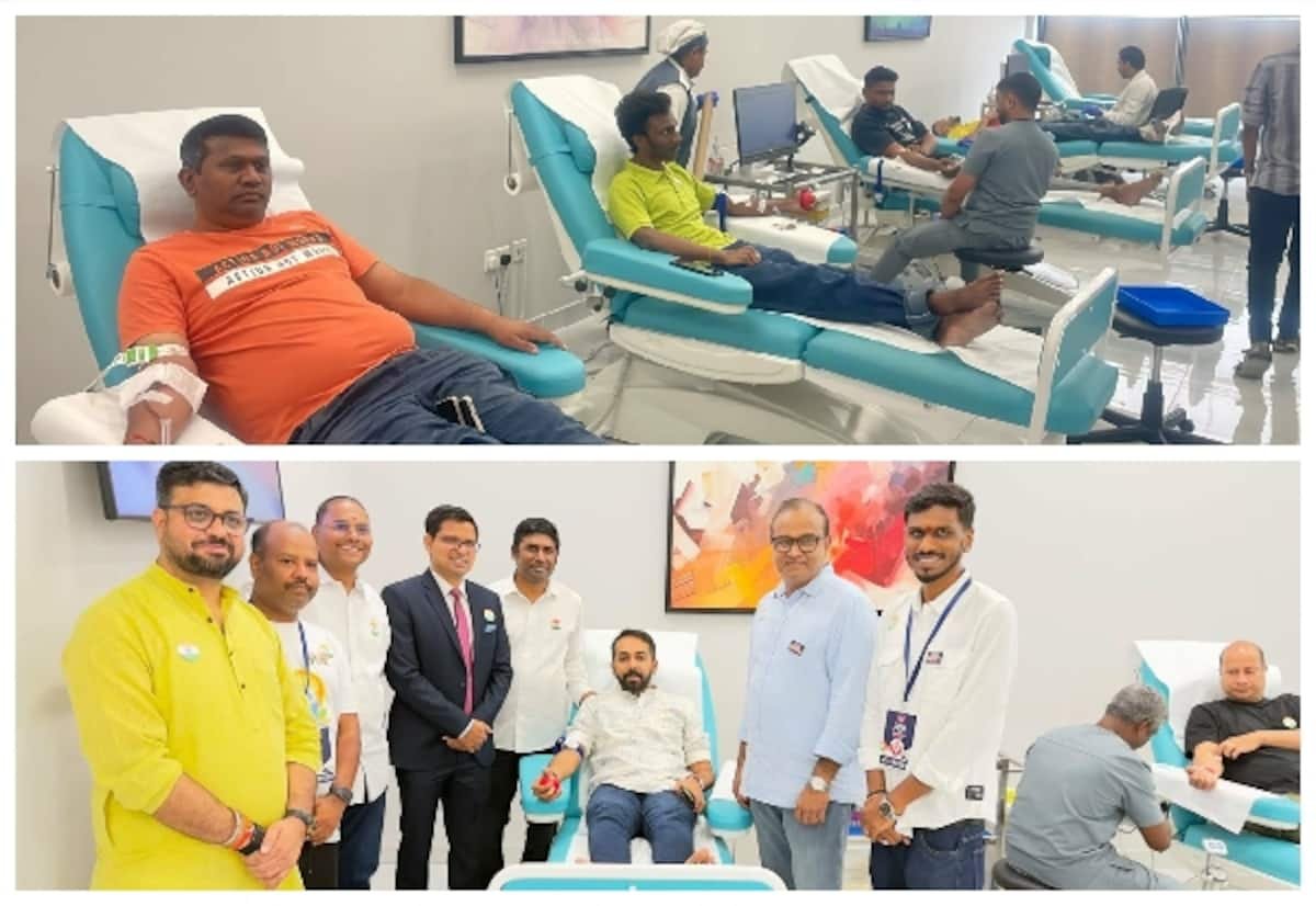 Blood donation camp held in Dubai to mark India’s 80th Independence Day