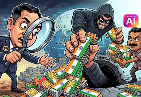 ED probes 5,300 Indian SIMs allegedly used by Cambodia cybercrime gang