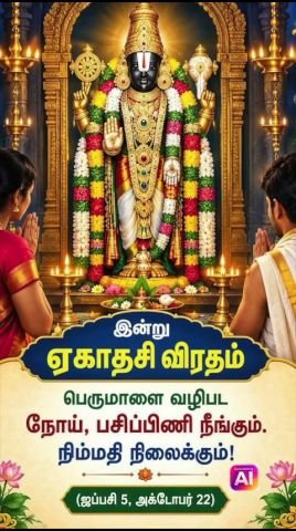 Ekadashi fast today: Worship Perumal for peace and good health