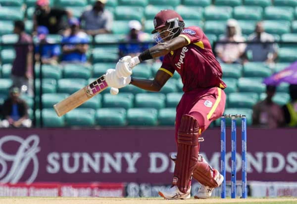 Greaves hits century as West Indies pile on runs in 1st ODI