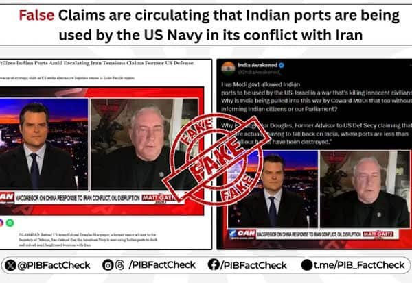 India rejects claim US may use Indian ports to attack Iran