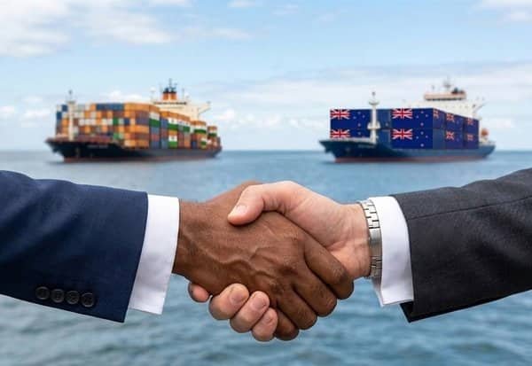 இந்தியா–நியூசிலாந்து தடையற்ற வர்த்தக ஒப்பந்தம்: வர்த்தகம், முதலீடு உயர்வு