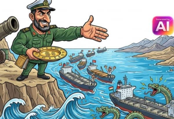 Iran to levy tolls for ships crossing the Strait of Hormuz