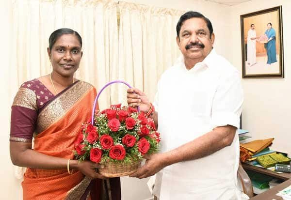Former Naam Tamilar leader Kaliammal joins AIADMK in EPS presence