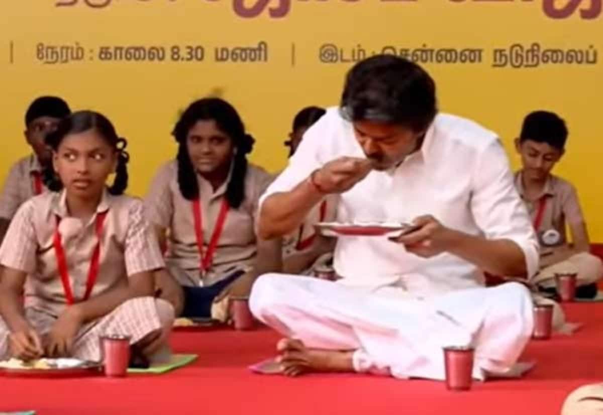 CM Vijay launches expanded Kamarajar Breakfast Scheme in Chennai