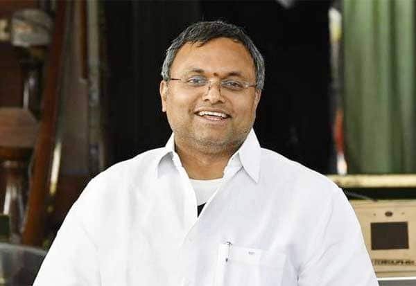 Rs 13.40 lakh seized from Karthi Chidambaram’s office; MP evades query