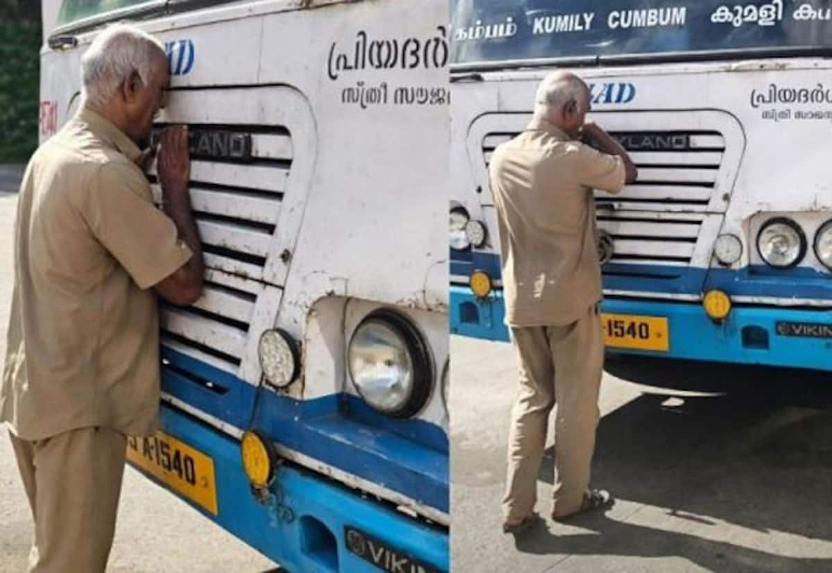 Kerala bus driver retires after bowing to his bus; video goes viral