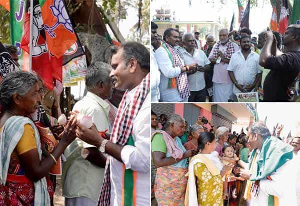 அவிநாசியில் ஓட்டு சேகரித்த எல்.முருகன்; “மக்கள் வரவேற்பு வெற்றியை உறுதிப்படுத்துகிறது”