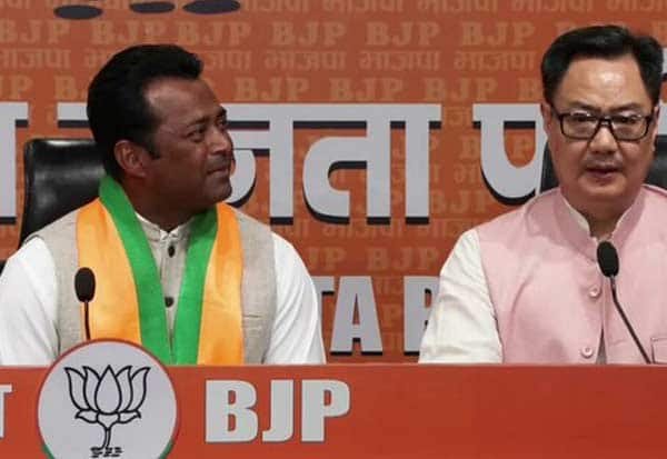 Olympic medallist Leander Paes joins BJP, to campaign in West Bengal