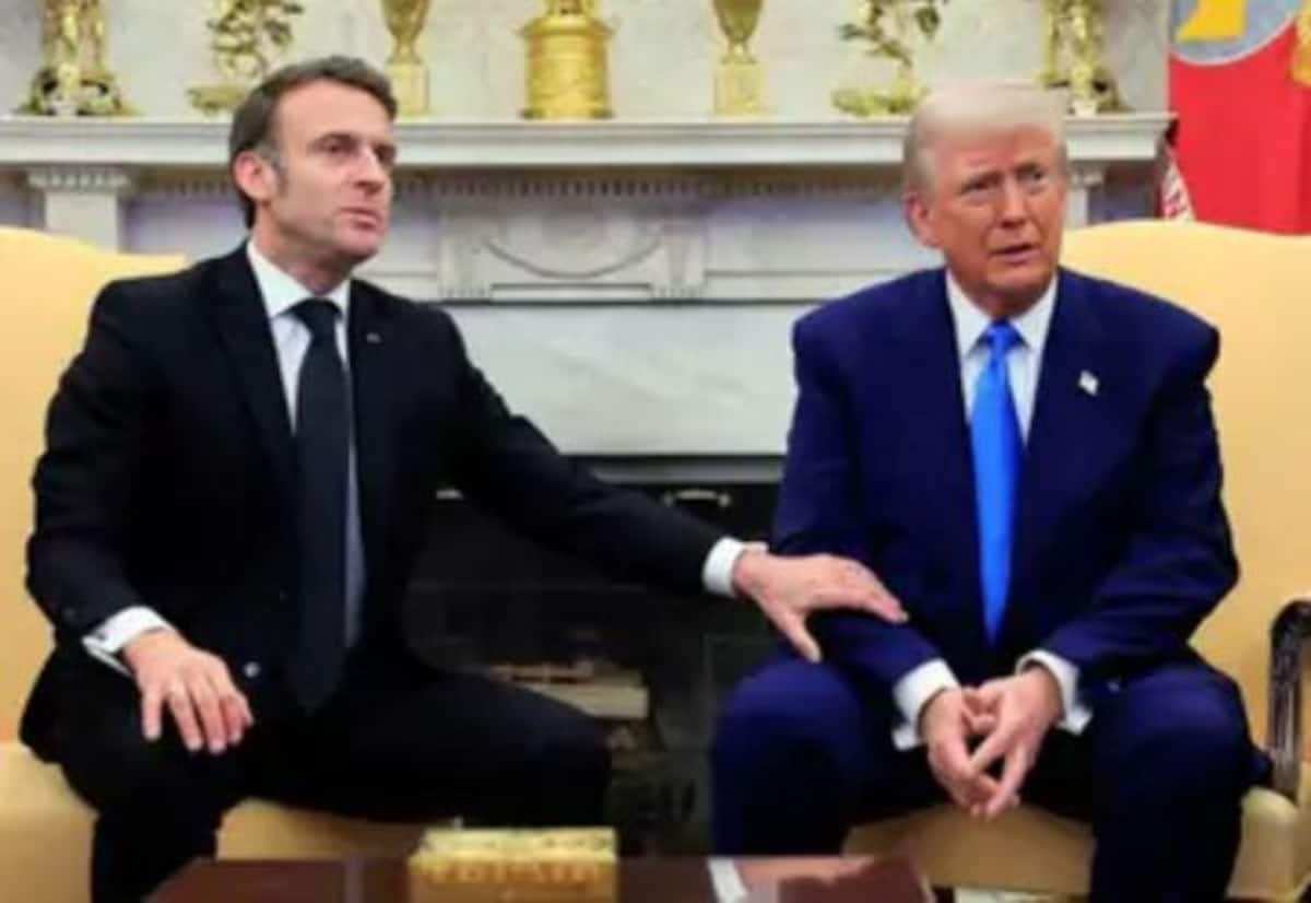 Macron hits back at Trump over remarks on France protests