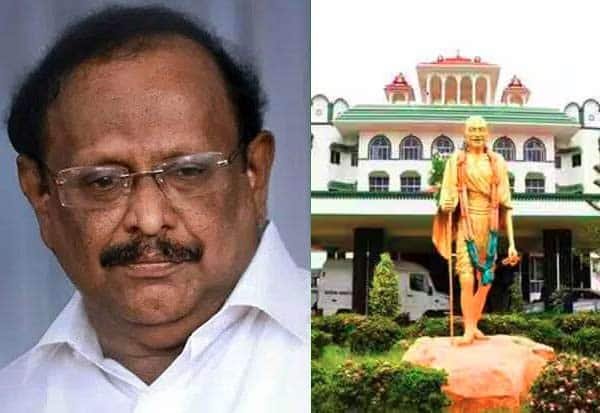 Madurai HC rebukes TN Law Minister Raghupathi in contempt case