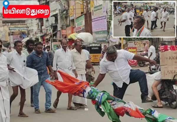 DMK members attack Congress workers at pro-Vijay protest in Mayiladuthurai