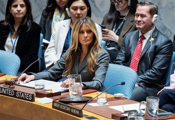 Melania Trump tells UN Security Council: Peace will come soon