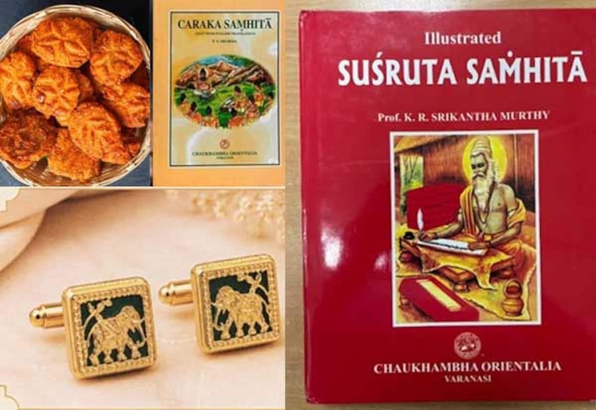 ஸ்லோவேகியா தலைவர்களுக்கு மோடி பரிசுகள்: இனிப்பு, ஆயுர்வேத நூல்கள், கைவினைப் பொருட்கள்