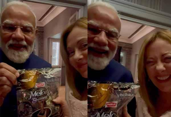 Modi gifts ‘Melody’ chocolate to Italy PM Meloni; video goes viral