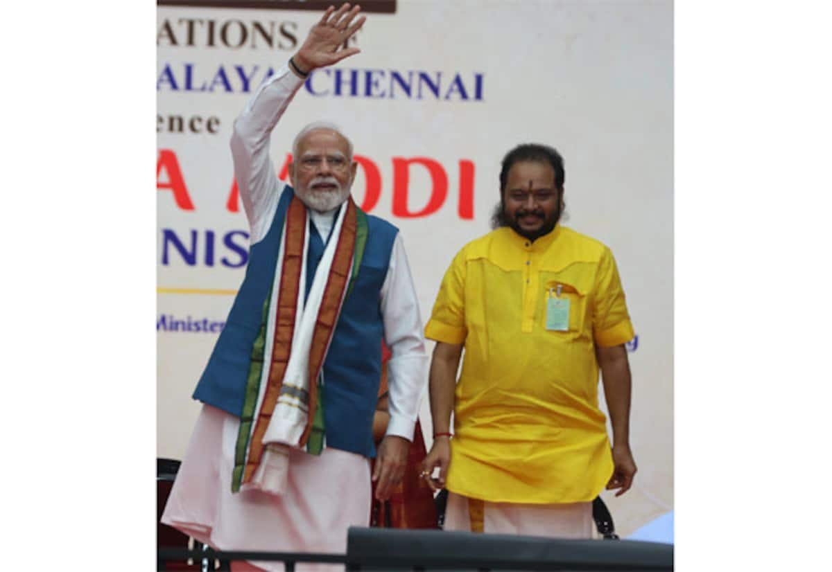 சென்னையில் பிரதமர் மோடி: தமிழ் மொழி, கலாசாரத்தை பரப்புங்கள்
