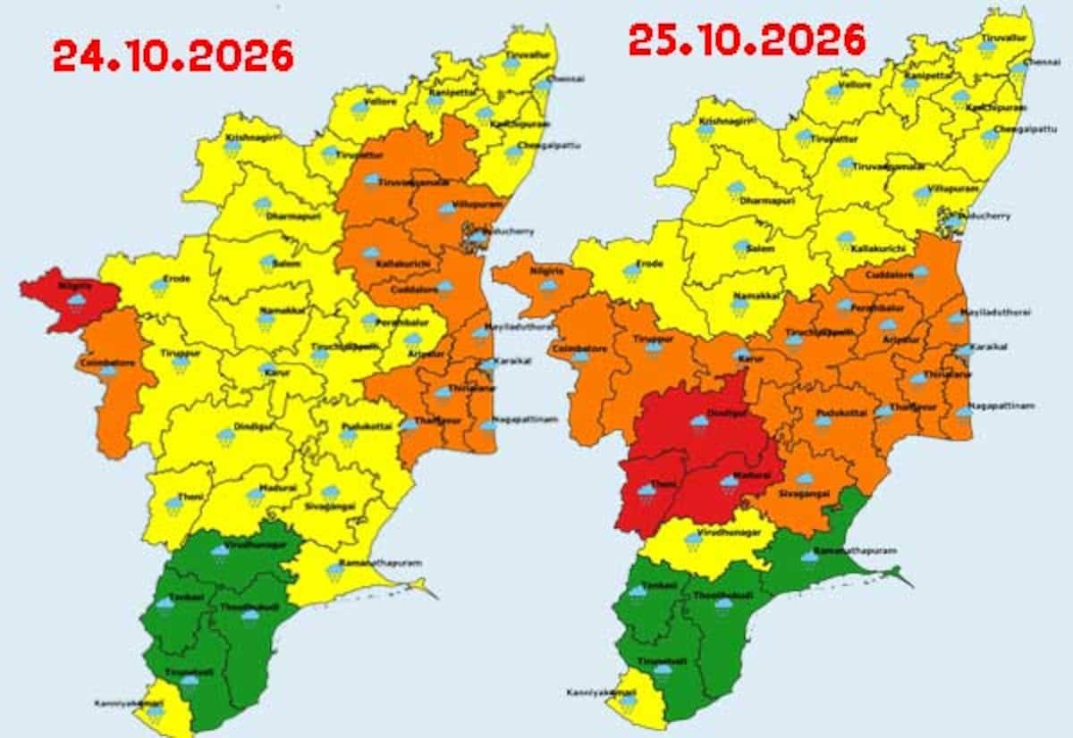 Red alert for Nilgiris; orange alert for 9 TN districts today
