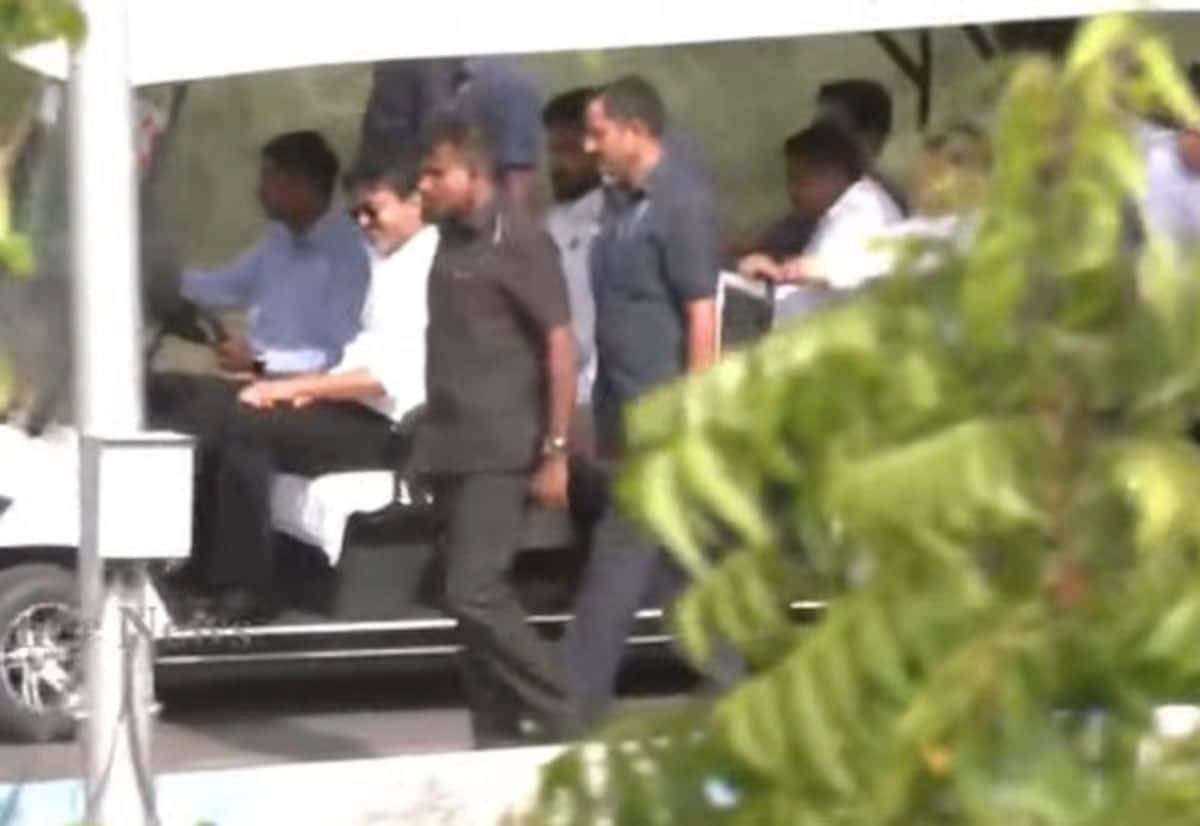 CM Vijay inspects North Nemmeli desalination project near Mamallapuram
