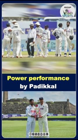 Power performance by Padikkal