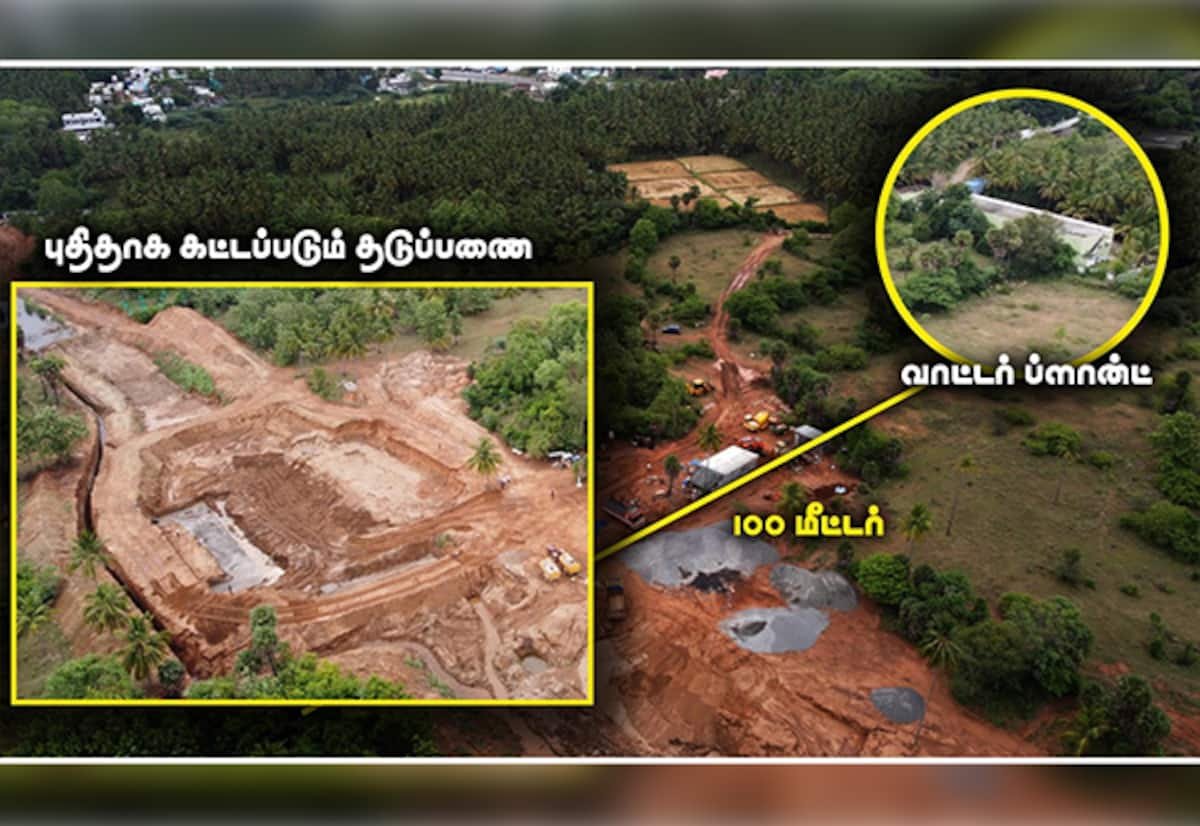 Farmers oppose Palaar check dam; TVK fears blame for DMK-era plan