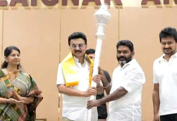 DMK inducts ex-VCK MLA Panaiyur Babu in Stalin’s presence