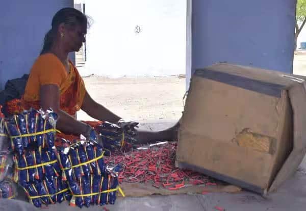 Centre bars fireworks work from 11 am to 3 pm amid rising heat