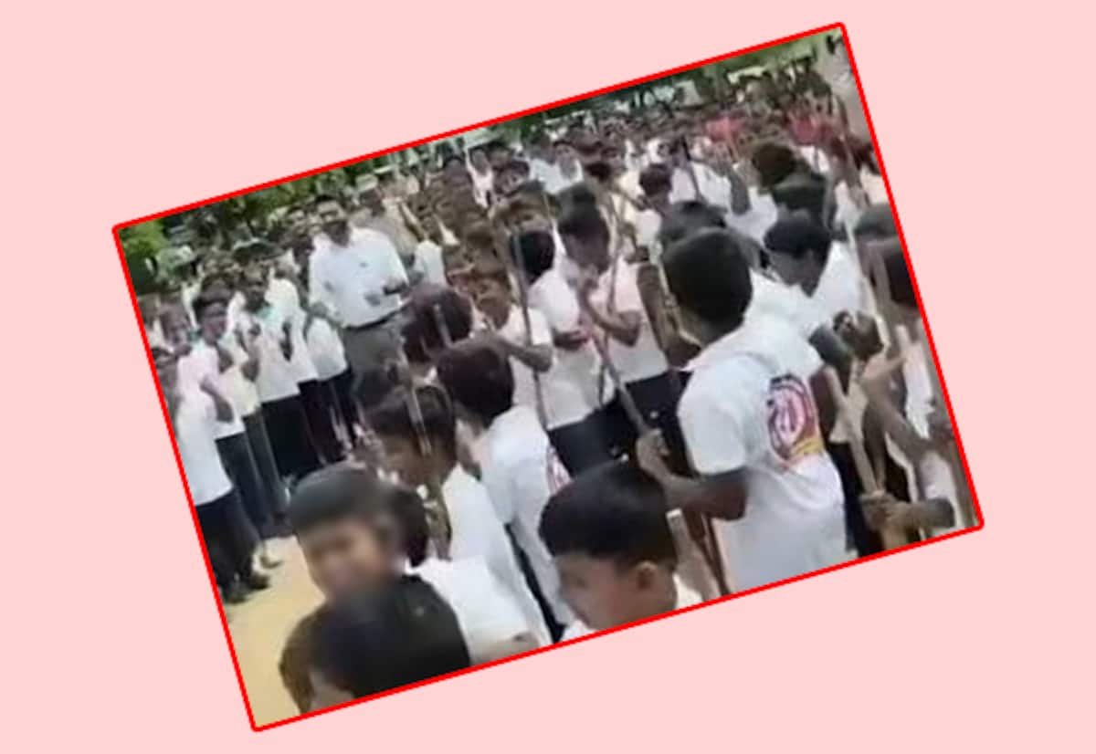 Row over political slogans in schools; officials accused of silence
