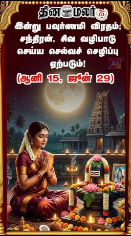 Pournami fast today: Moon and Shiva worship for prosperity