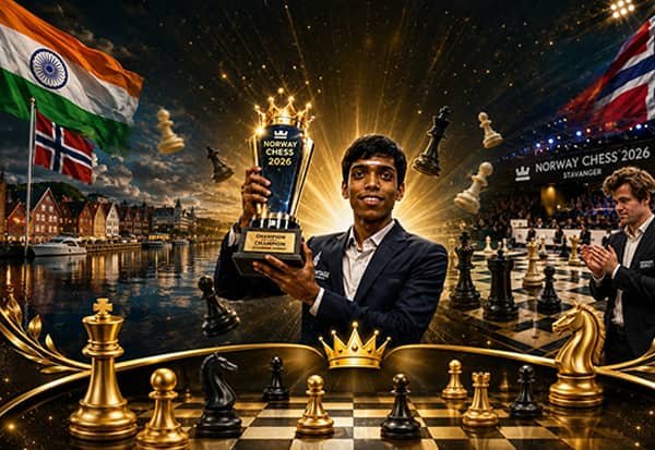 Praggnanandhaa becomes first Indian to win Norway Chess title