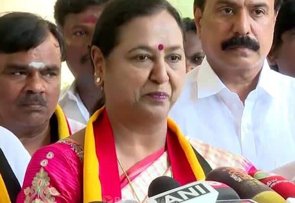 Premalatha says she has no reply to EPS claim on DMDK status