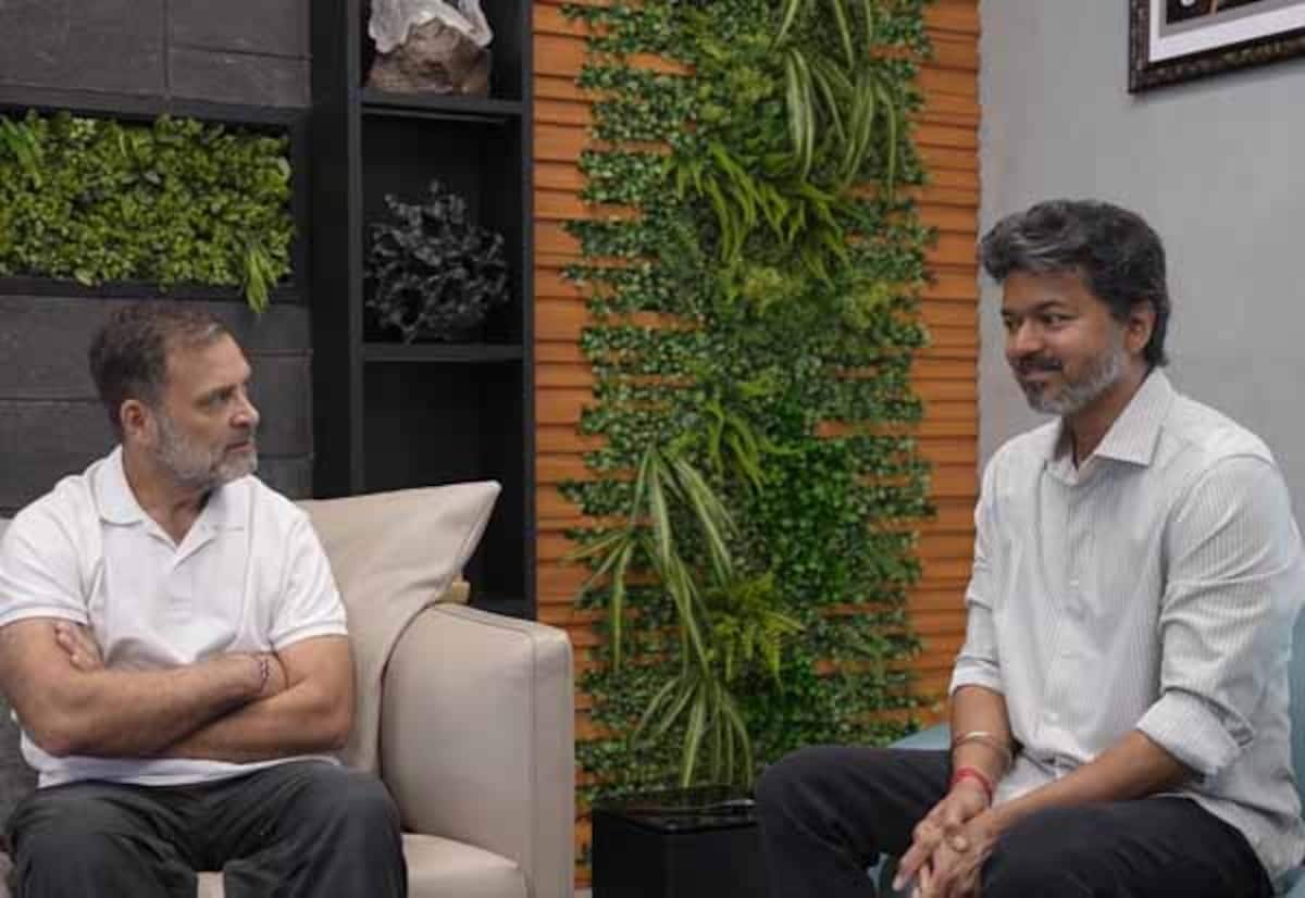 சென்னையில் ராகுல்–முதல்வர் விஜய் சந்திப்பு; விருந்தளித்தார்