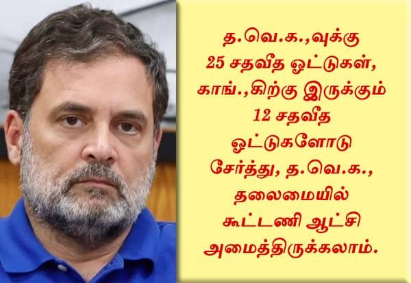 Rahul Gandhi reportedly rebukes TN Congress chief Selva Perunthakai